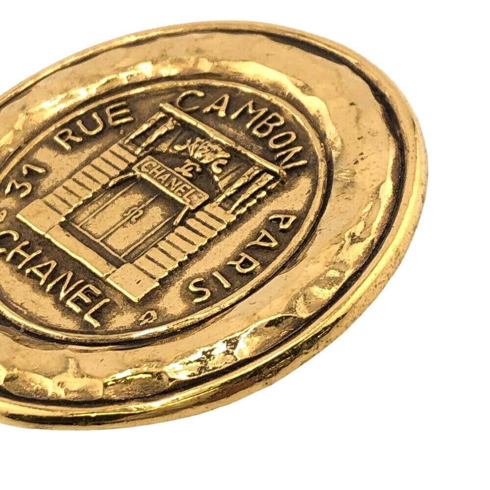 CHANEL Authentic Gold Brooch - Picture 3 of 11